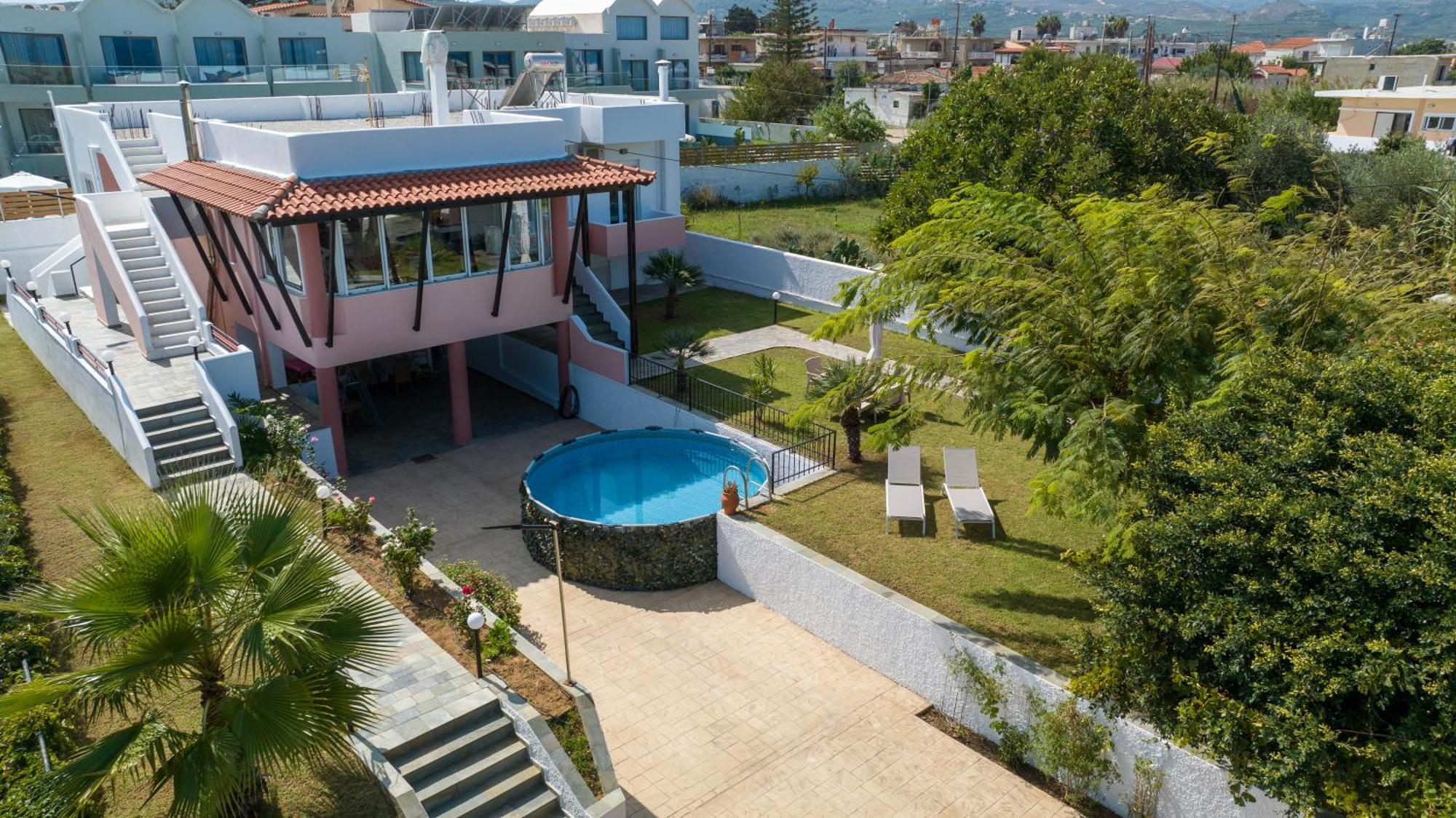 Rapanianá Villa Eleni 100M From The Sea מראה חיצוני תמונה